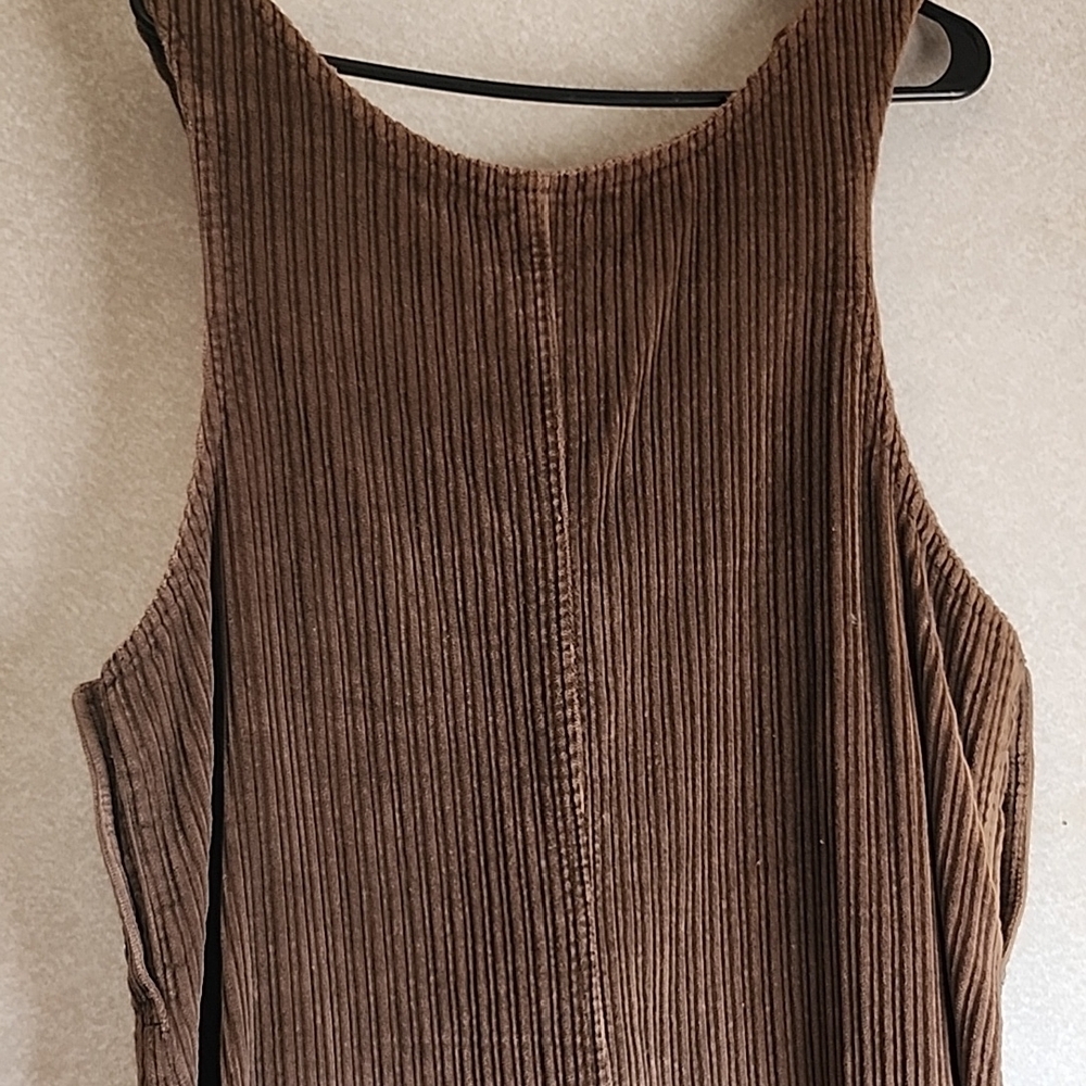 Brown Corduroy Overalls - Picture 4 of 5